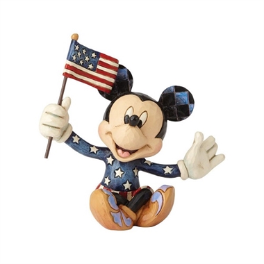 Disney Traditions - Patriotic Mickey H: 9cm.